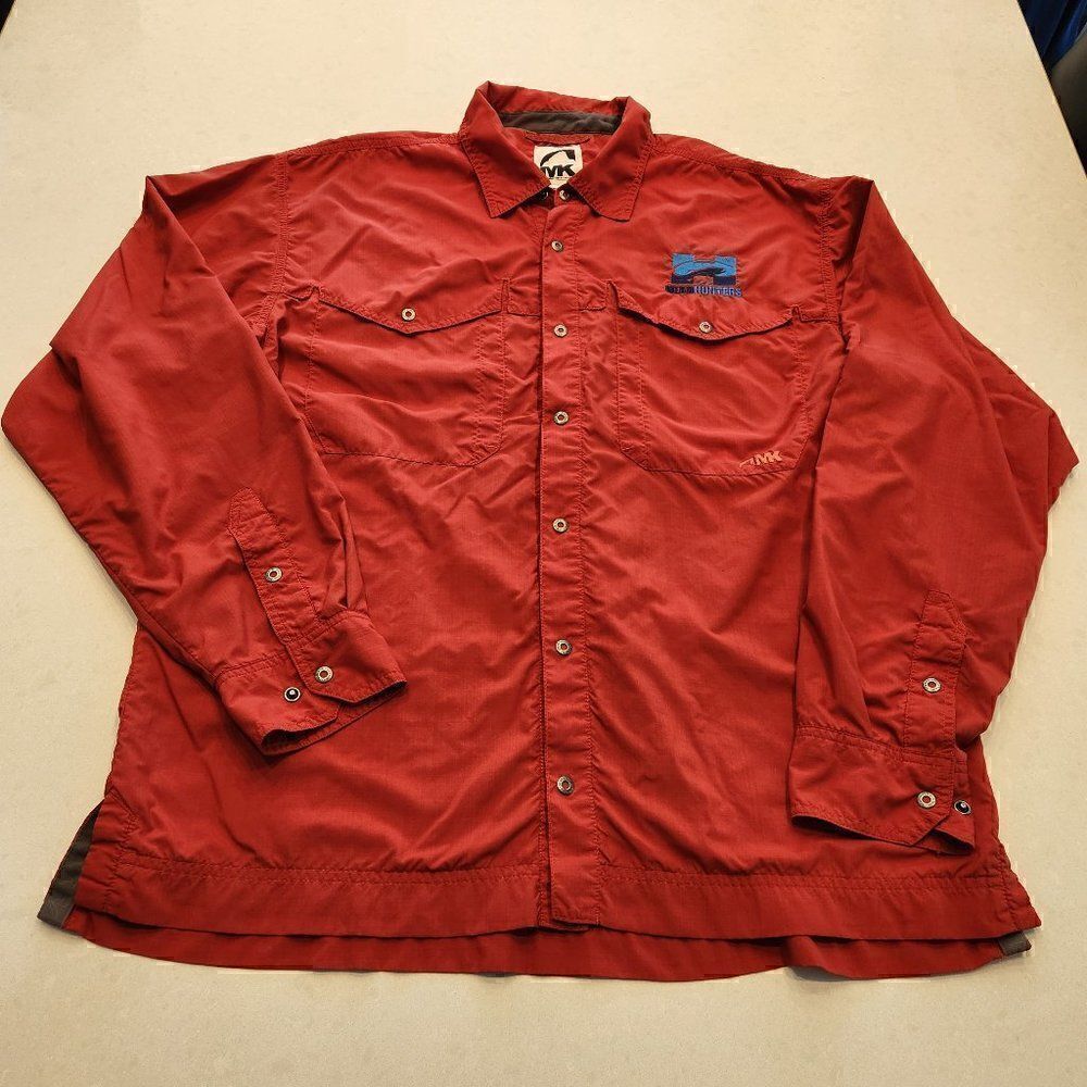 Mountain Khakis mens lined fishing shirt. Size L